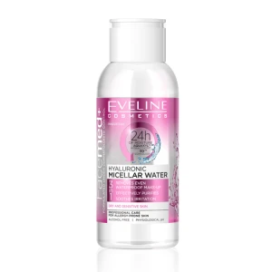 Nước tẩy trang Eveline Facemed dưỡng ẩm da Hyaluronic 100ML