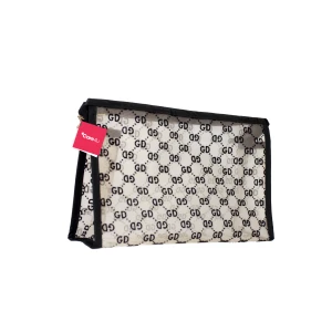 Túi đựng mỹ phẩm cao cấp họa tiết sang trọng Care4u 21.5x8.5x14.5 cm