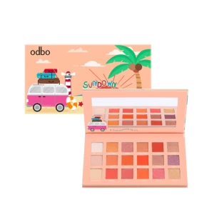 Bảng Màu Mắt Odbo Sun Down 18 Color Eye Shadow