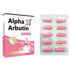 Bột kích dưỡng trắng da Kyra Alpha Arbutin 3 Plus+ (vĩ 10 viên)