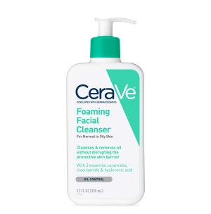 Sữa Rửa Mặt Cerave Cho Da Thường Đến Da Dầu Foaming Facial Cleanser 355ml