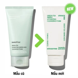 Sữa rửa mặt Innisfree Green Tea Amino Hydrating Cleansing Foam 150gr
