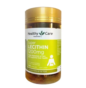 Viên Uống Mầm Đậu Nành Healthy Care Super Lecithin 1200mg - 100 viên