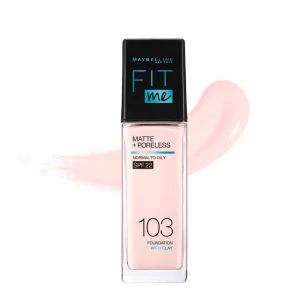 Kem Nền Maybelline Fit Me 103 Matte + Poreless Fair