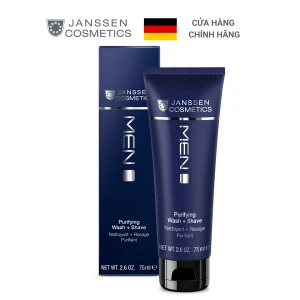 Kem rửa mặt và cạo râu cho Nam - Janssen Cosmetics Purifying Wash Shave 75ml