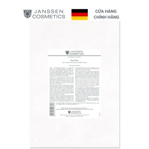 Mặt nạ massage Janssen Cosmetics Massage Fleece Face Pure
