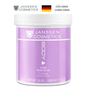 Tẩy tế bào chết, sáng da body Janssen Cosmetics 3 Salt Body Scrub 1000ml