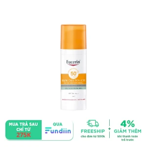 Gel Chống Nắng Cho Da Nhờn Mụn Eucerin Sun Gel-Cream Dry Touch Oil Control SPF50