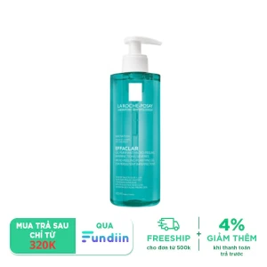 Gel rửa mặt & tắm La Roche-Posay Tái Phát Effaclar Micro Peeling Purifying Gel