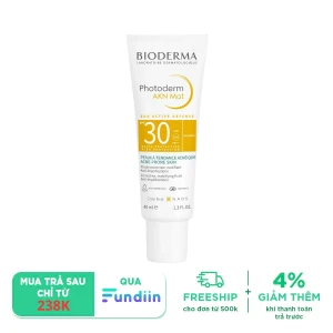 Kem chống nắng dành cho da hỗn hợp Bioderma Photoderm AKN Mat SPF 30