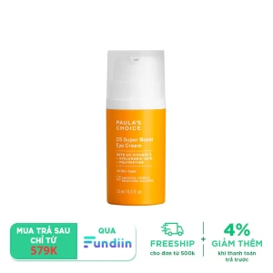 Kem mắt Vitamin C Xóa Mờ Quầng Thâm và Giảm Bọng Mắt Paula s Choice C5 Super Boost Eye Cream