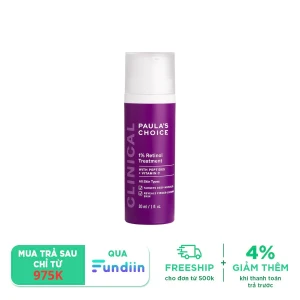 Tinh chất làm mờ nám và nếp nhăn Paula’s Choice Clinical 1% Retinol Treatment