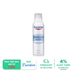 Xịt khoáng dưỡng ẩm Eucerin Aqua Porin Active Mist Spray