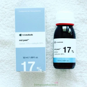 Dung dịch trị mụn, loại bỏ sắc tố Md:ceuticals Md Peel Azelaic 17% & Salicylic 20% 50ml