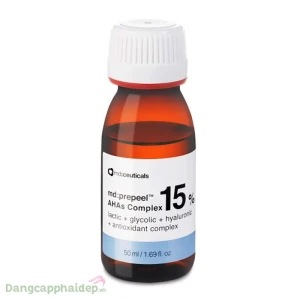Peel làm trắng và căng bóng da Md:ceuticals Md Prepeel AHAs Complex 15% 50ml