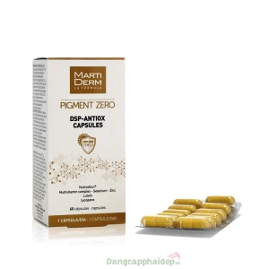 Viên uống chống nắng làm sáng da MartiDerm Pigment Zero DSP Antiox Capsules 60 viên