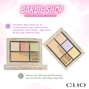 Bảng Che Khuyết Điểm Triệt Sắc Clio Kill Cover Founwear Conceal Palette 1g*4/ 2g*1