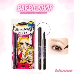 Bút Kẻ Mắt Nước Kiss Me Heroine Make Smooth Liquid Eyeliner 0,4ml ( Nâu , Đen )
