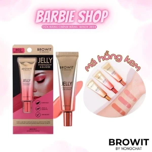 Kem Má Hồng Và Phấn Mắt Nongchat Browit Jelly Eyeshadow & Blusher 10g