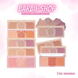 Má hồng I'm Meme Blusher Palette 3 ô