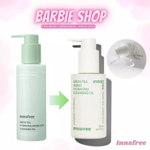 Mẫu Mới Dầu tẩy trang Innisfree Green Tea Amino Hydrating Cleansing Oil 150ml