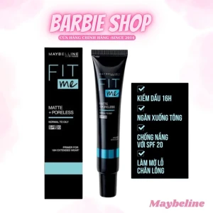 Mẫu Mới Kem Lót Maybelline Fit Me Matte Poreless SPF20 30ML