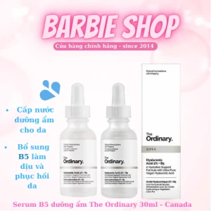 Serum Cấp Nước Và Phục Hồi Da The Ordinary Hyaluronic Acid 2% B5 30ml