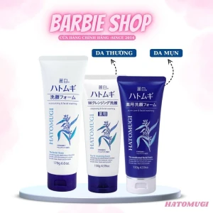 Sữa rửa mặt Hatomugi Naturie Nhật Bản 130g - 170g