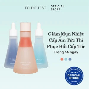 Bộ 3 TINH CHẤT SERUM TO DO LIST - Cấp ẩm, phục hồi, dưỡng trắng, trị mụn