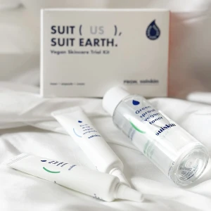 Bộ Kit Sản Phẩm Chăm Sóc Da Thuần Chay SUISKIN Vegan Skincare Trial Kit Toner - Ampoule - Cream