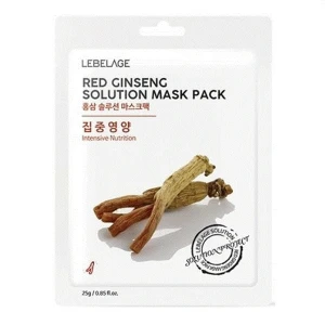 MẶT NẠ LEBELAGE RED GINSENG SOLUTION MASK PACK ( Mặt nạ nhân sâm)