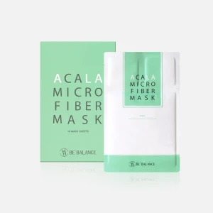 Mặt nạ vải vi sợi Giảm Mụn Acala Micro Fiber Mask 3in1 (1 hộp/ 10 cái)