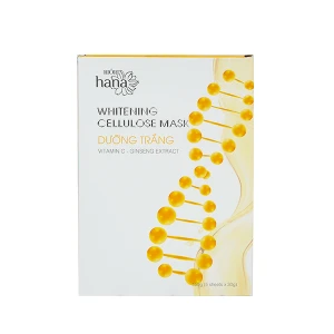 MẶT NẠ DƯỠNG TRẮNG WHITENING CELLULOSE (HỘP 5 MIẾNG)