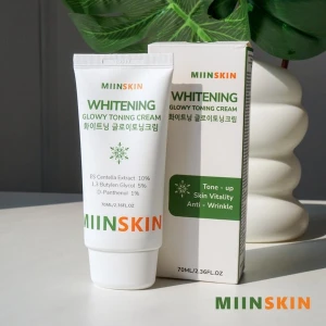 ( Bản mới 70ml) Kem Dưỡng Da Nâng Tone Và Ngừa Nếp Nhăn Miinskin - Miinskin Whitening Glowy Toning Cream