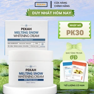 NHẬP MÃ KMT40 Kem Dưỡng Da Nâng Tone Và Ngừa Nếp Nhăn PEKAH - PEKAH Melting Snow Whitening Cream