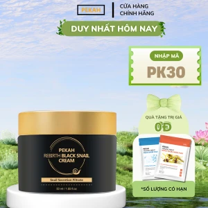 NHẬP MÃ PEKAH20 GIẢM 20K Kem Dưỡng Ốc Sên Cấp Ẩm Và Ngừa Lão Hóa Da Pekah - PEKAH Rebirth Black Snail Cream