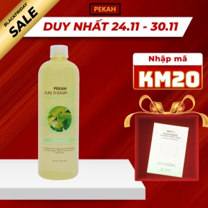 Nước Tẩy Trang Làm Sạch Da , Cấp Ẩm Và Dịu Nhẹ Chiết Xuất Lô Hội Dành Cho Da Khô PEKAH 500ML - PEKAH Pure Therapy Aloe Cleansing Water 500ML