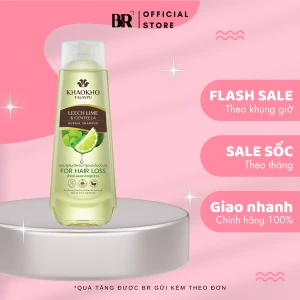 Dầu Gội Thảo Dược Chanh Thái Và Rau Má Khaokho Talaypu 330ml