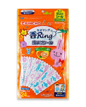 MIẾNG DÁN TRÁNH MUỖI HƯƠNG CAM NGỌT KINCHO (24 MIẾNG/TÚI)