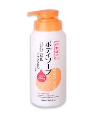 Sữa tắm chiết xuất sữa đậu nành lên men Shikioriori Soy Milk Body Soap 600ml