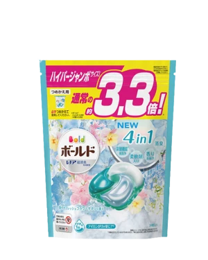 VIÊN GIẶT XẢ BOLD GEL BALL 4D P&G HƯƠNG HOA TƯƠI MÁT (TÚI REFILL CỰC LỚN)