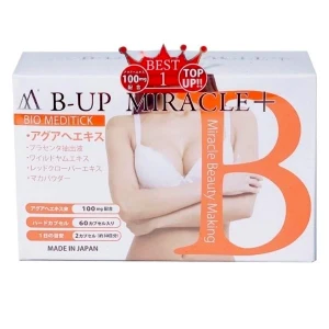 Viên uống tăng vòng 1, vòng 3 B-UP MIRACLE+ Nhật Bản 60 viên