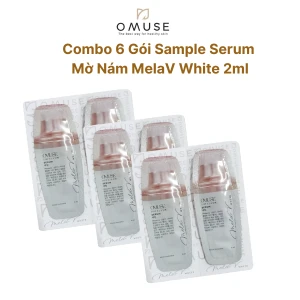 5 Gói sample 2ml Tinh chất mờ nám và tàn nhang chuyên sâu OMUSE MelaV White Serum