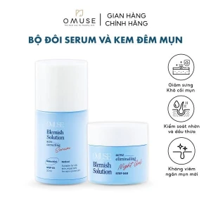 Bộ Sản Phẩm Ngừa Mụn và Kiềm Dầu OMUSE Blemish Solution Acne Correcting dành cho da dầu