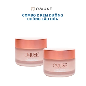 Combo 2 Kem dưỡng da chống lão hóa và cấp ẩm, tăng sinh collagen, trẻ hóa làn da OMUSE Secret Timeless Rejuvanting Cream 50g