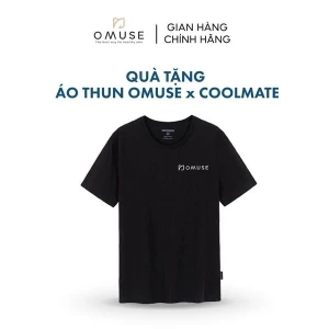 HB Gift Áo thun OMUSE x Coolmate chất liệu Cotton compact thoáng mát, không nhăn, không xổ bông