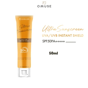 Quà tặng Kem chống nắng da mặt nhẹ dịu dưỡng sáng da dành cho da khô OMUSE Ultra Sunscreen SPF 50 PA 50ml