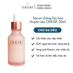 Tinh chất chống lão hóa và cấp ẩm tăng sinh collagen cho da OMUSE Secret Timeless Rejuvenating Serum 30ml