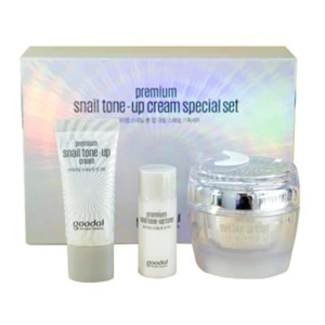 Set Kem Ốc Sên Dưỡng Trắng Da Goodal Premium Snail Tone Up Cream Hàn Quốc