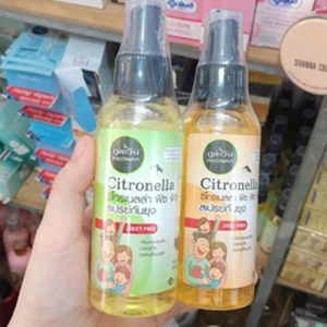 Tinh Dầu Xịt Chống Muỗi Côn Trùng Phutawan 100ml Thái Lan